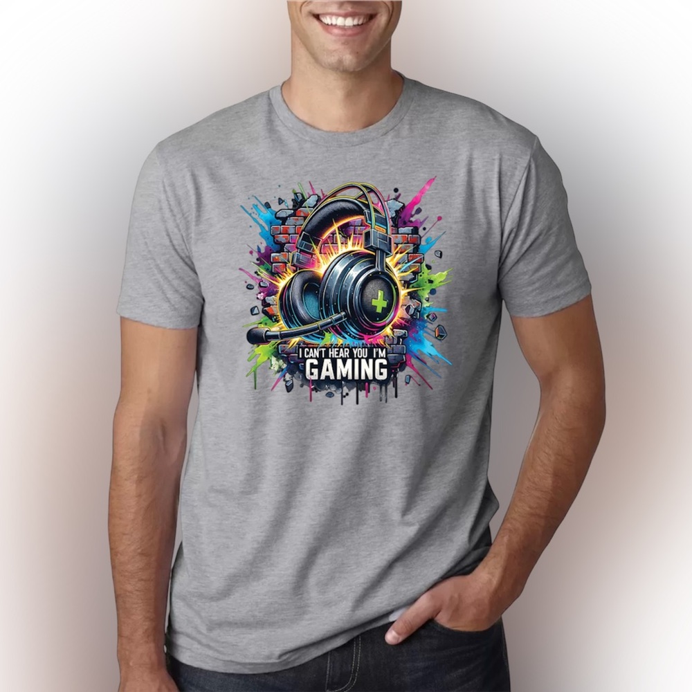 Funny Gaming T-Shirt | I’m Gaming Headset Graphic Tee